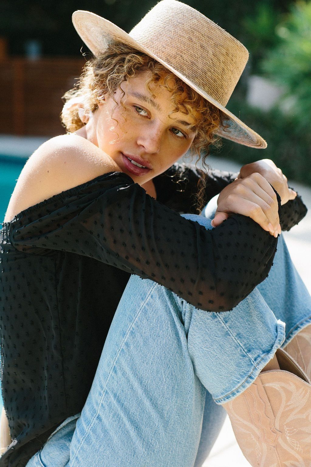 Lovely Blouse - Black Blouse Merritt Charles