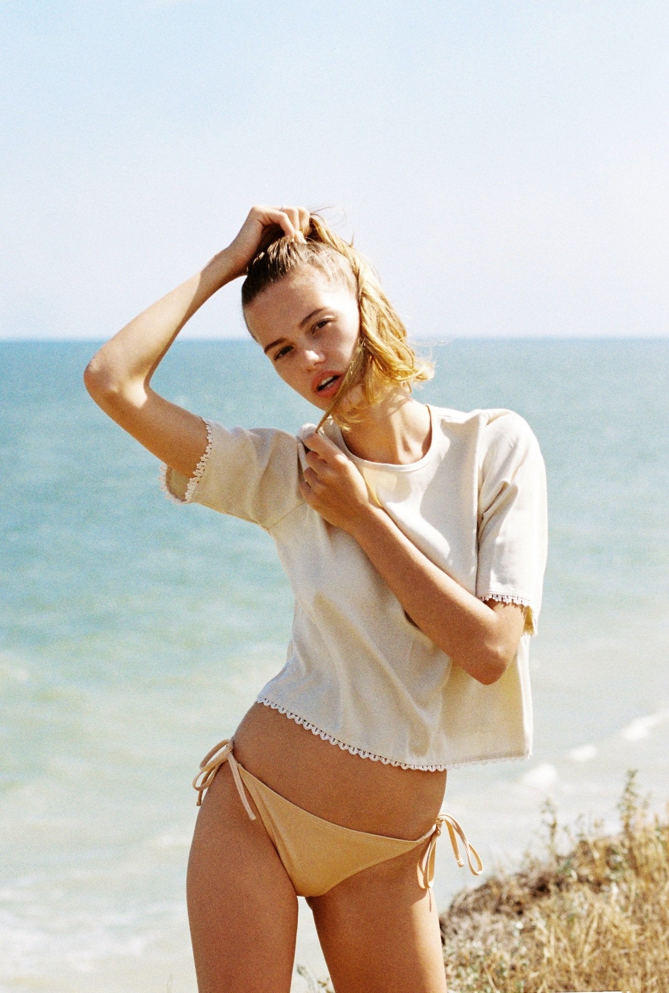 Magnolia Blouse - Sand Blouse Merritt Charles