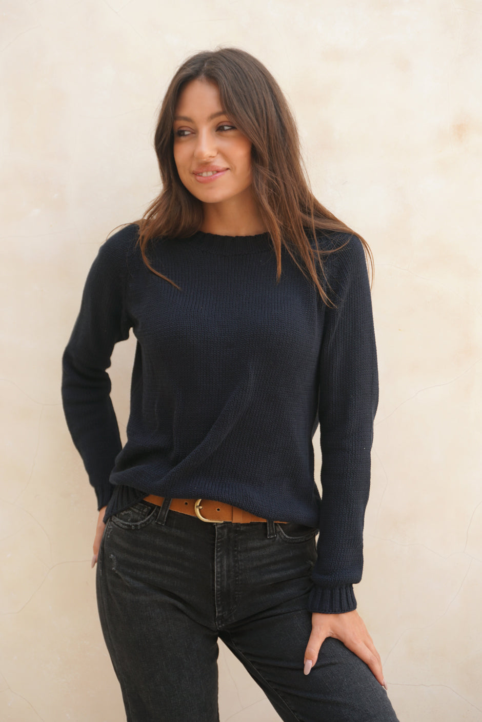 Sloane Crewneck (Midnight Navy)