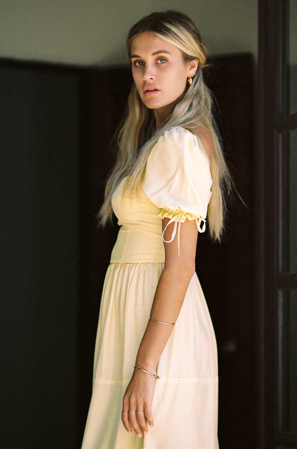 Canyon Dress (Soft Yellow)
