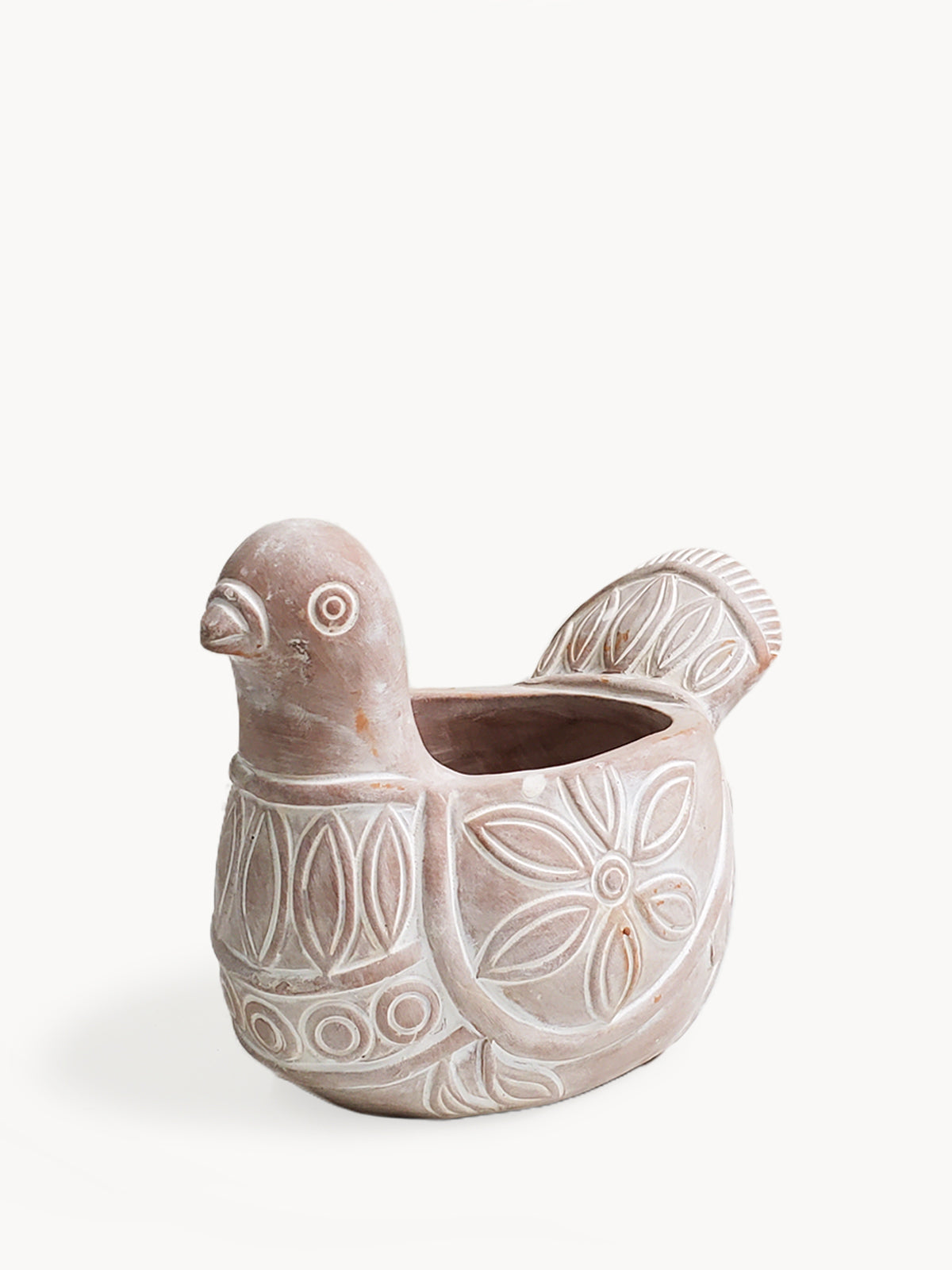 Terracotta Pot (Spotted Dove)