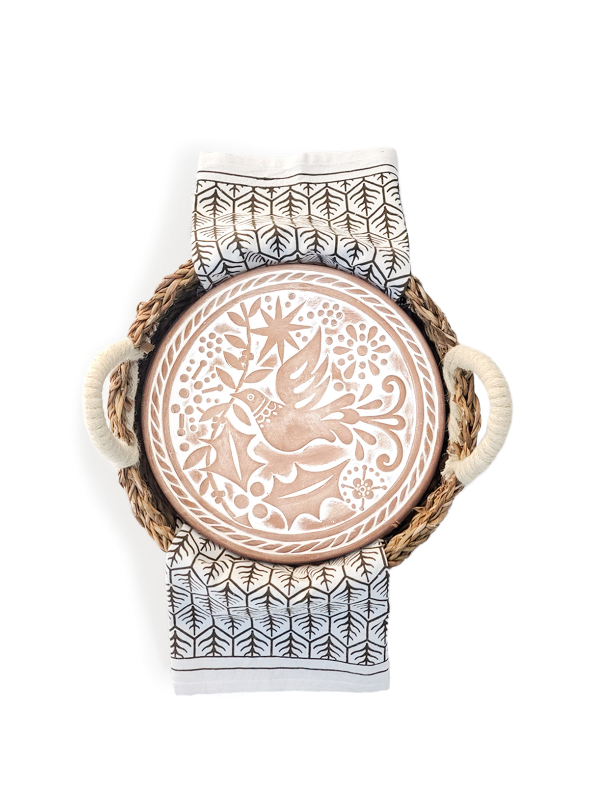 Bread Warmer Gift Set (Bird Round)