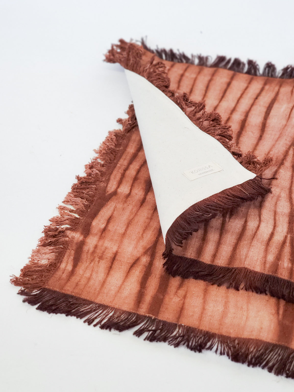 Tie Dye Cotton Placemat Set of 4 (Brown)