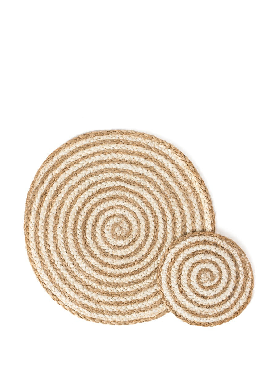 Kata Spiral Placemat Set of 4 (Natural)