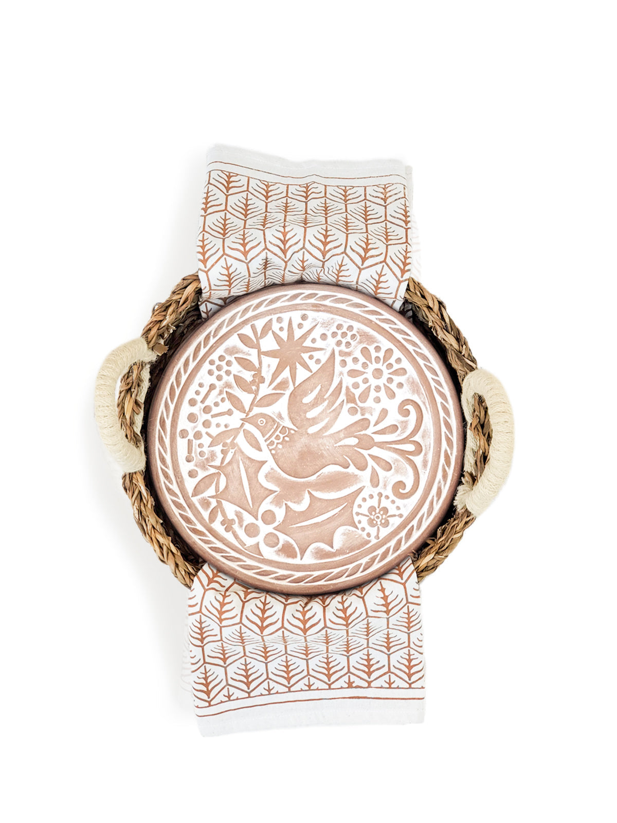 Bread Warmer Gift Set (Bird Round)