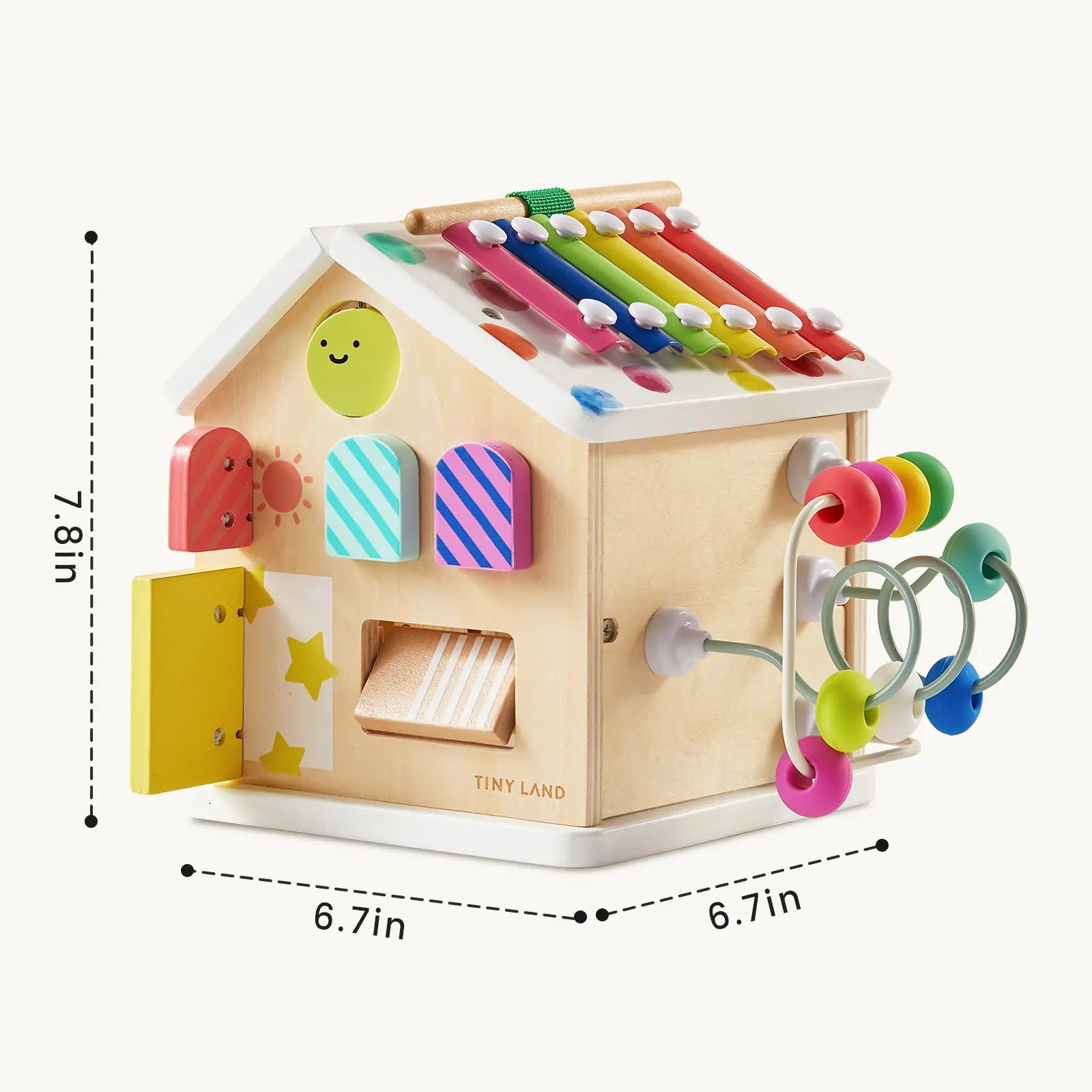 Cottage Activity Cube (Rainbow)