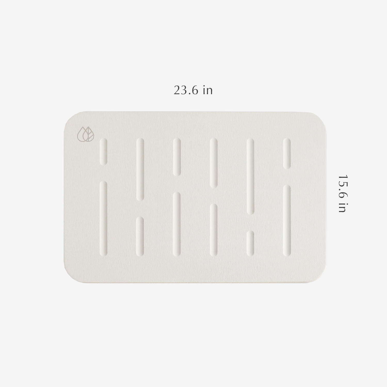 rain bath mat with dimensions