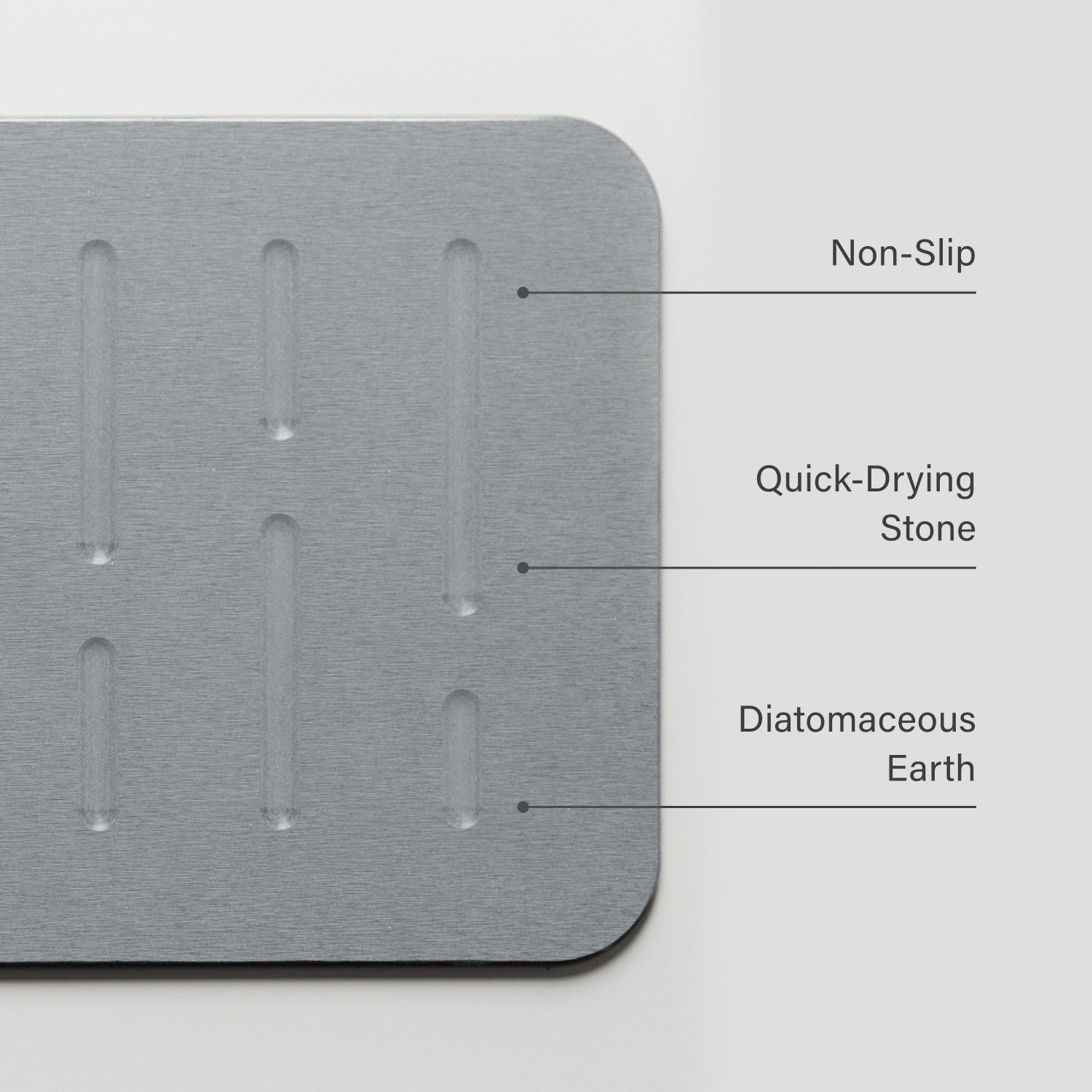 non-slip quick-drying stone made of diatomaceous earth