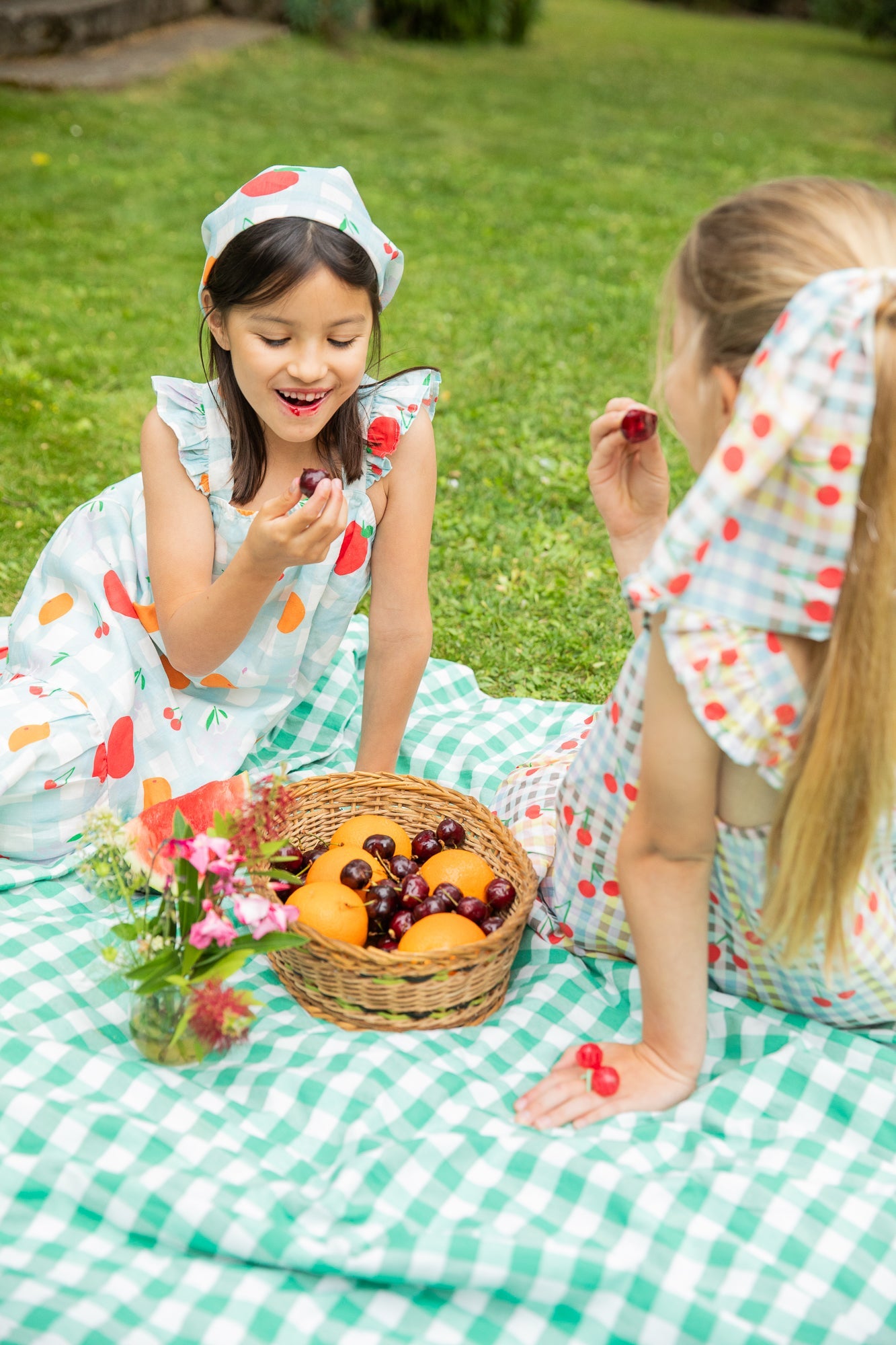 Picnic Kid Ruffle Dress