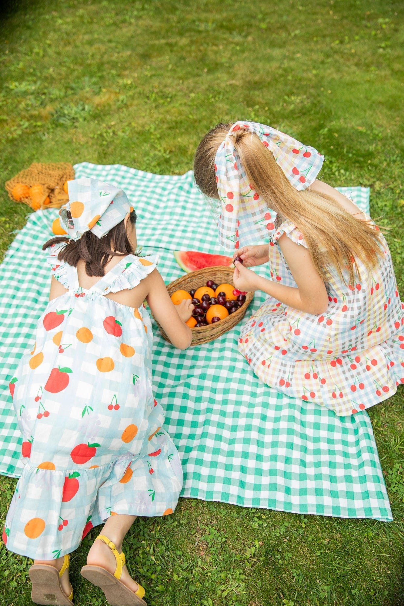 Picnic Kid Ruffle Dress
