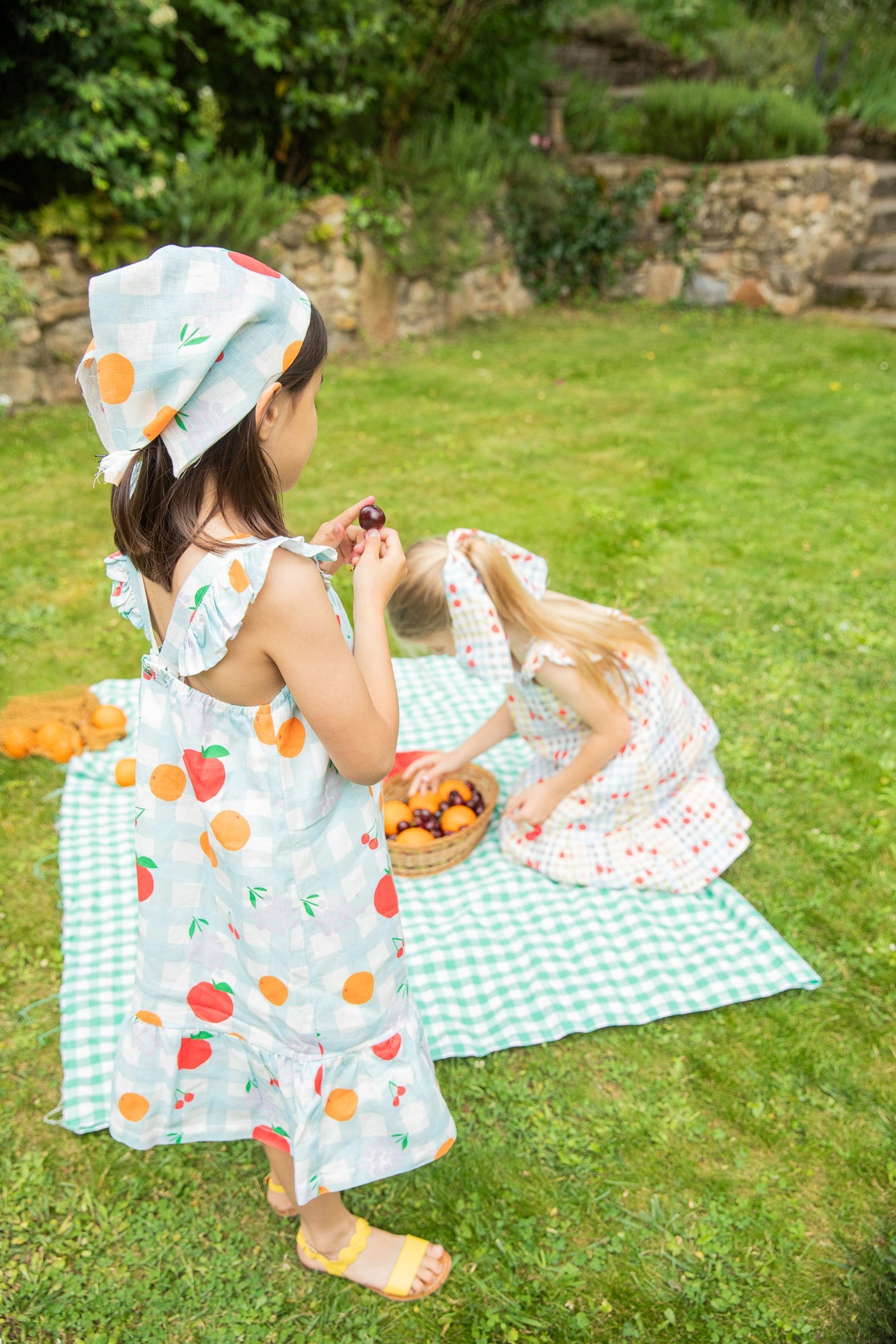 Picnic Kid Ruffle Dress