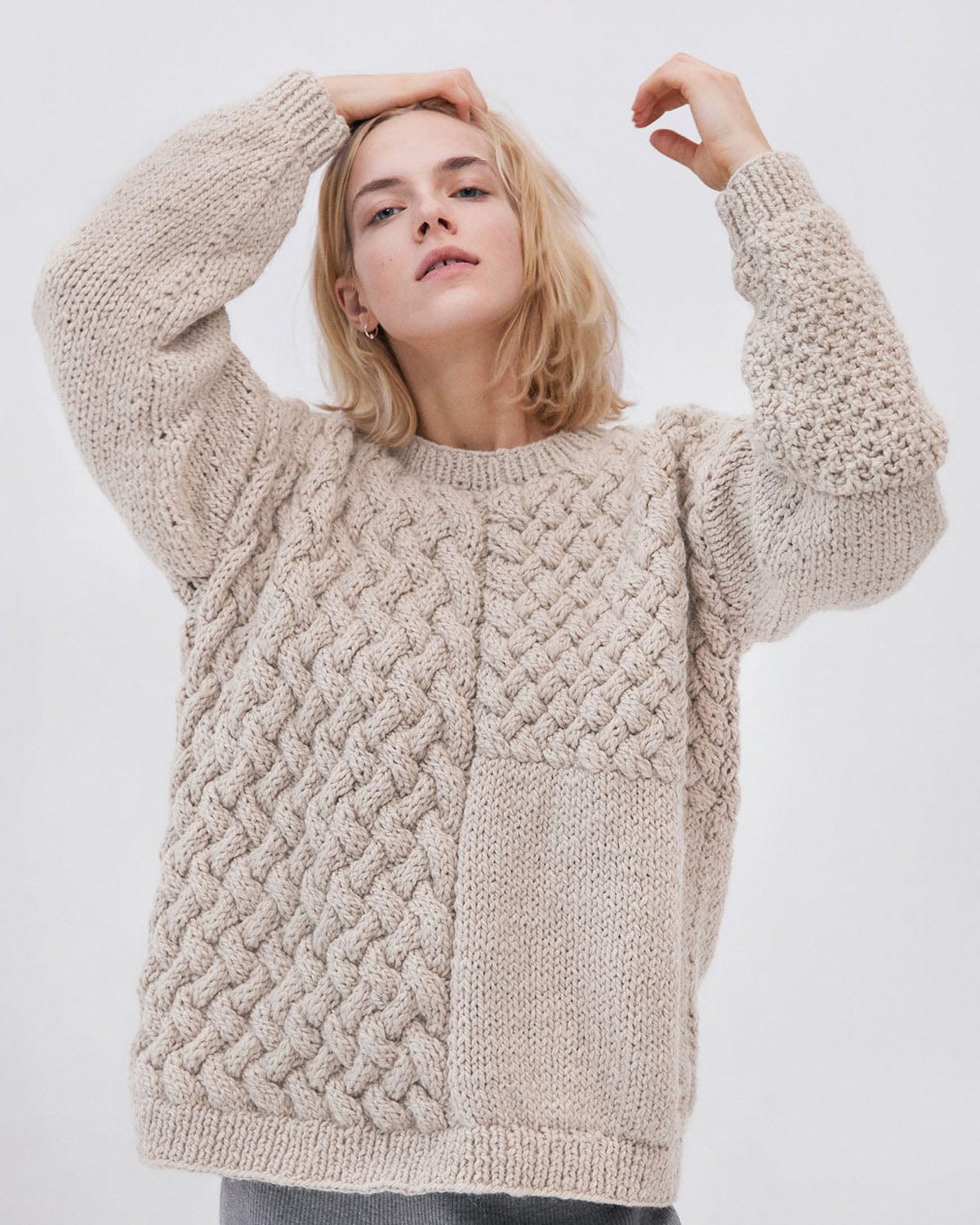 Heartbreaker Alpaca & Wool Sweater (Beige)