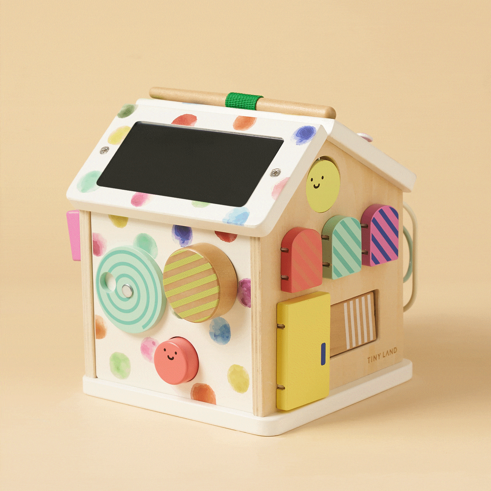 Cottage Activity Cube (Rainbow)