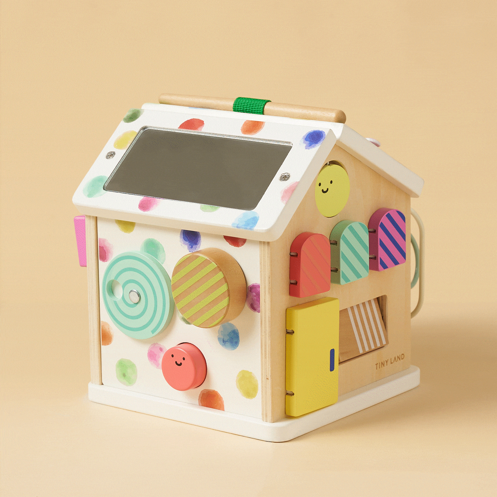 Cottage Activity Cube (Rainbow)