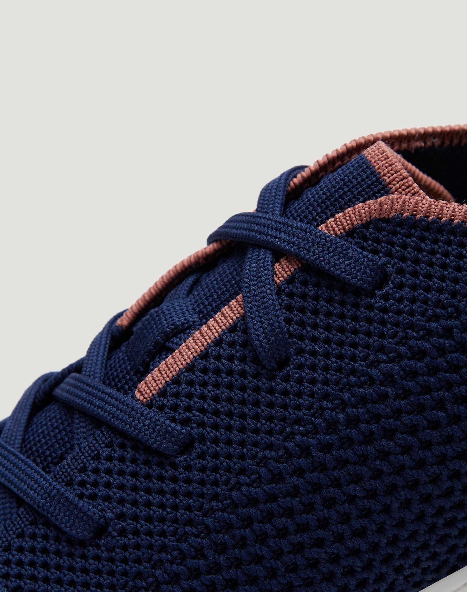 Men's Infinity Navy Blue Knit Sneaker (Midnight Sand)