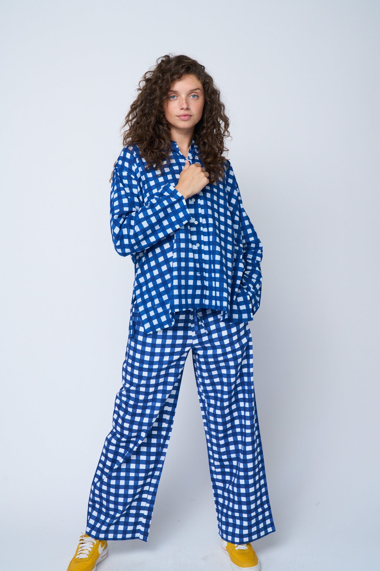 Gingham Picnic Shore Pant