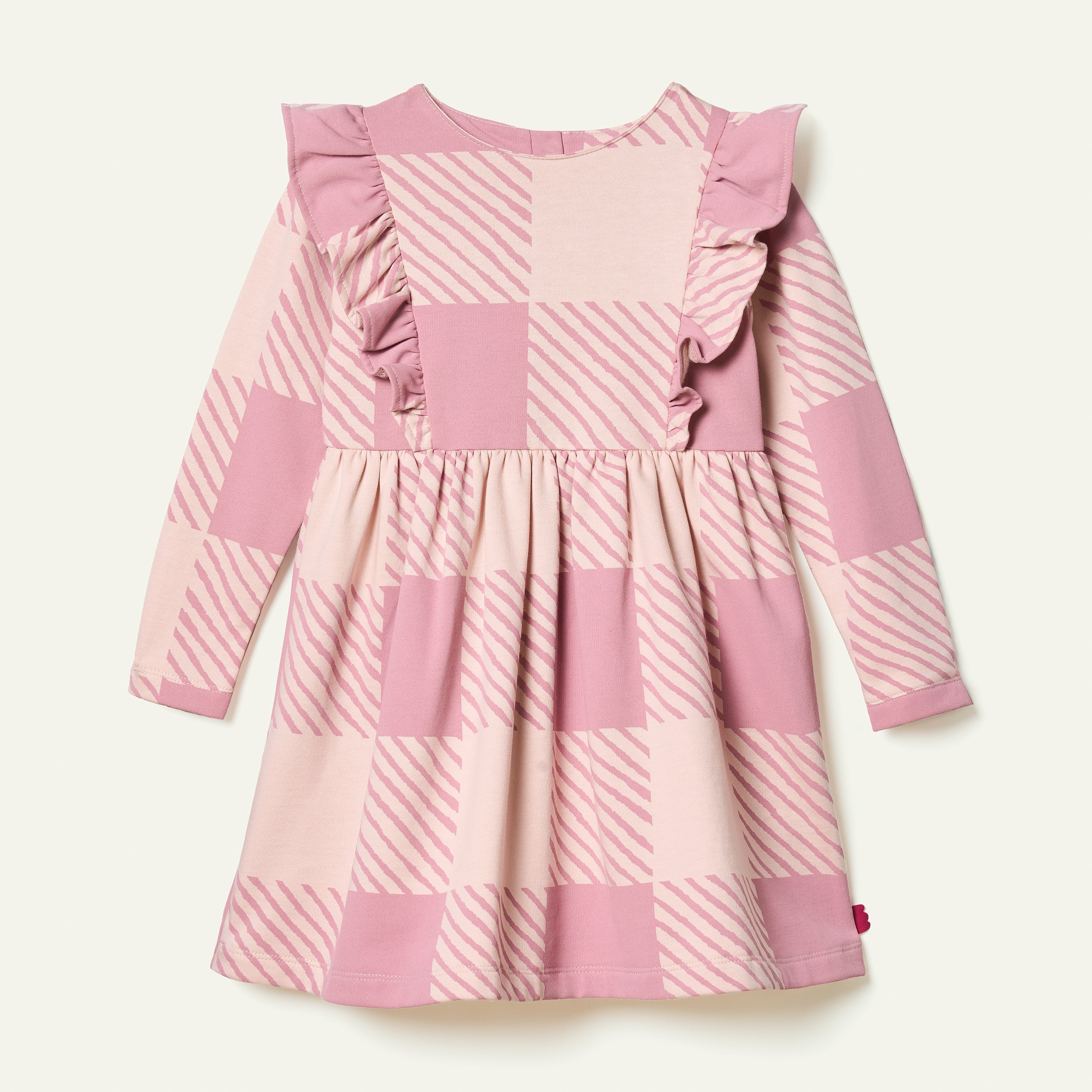 Buffalo Check Ruffle Dress