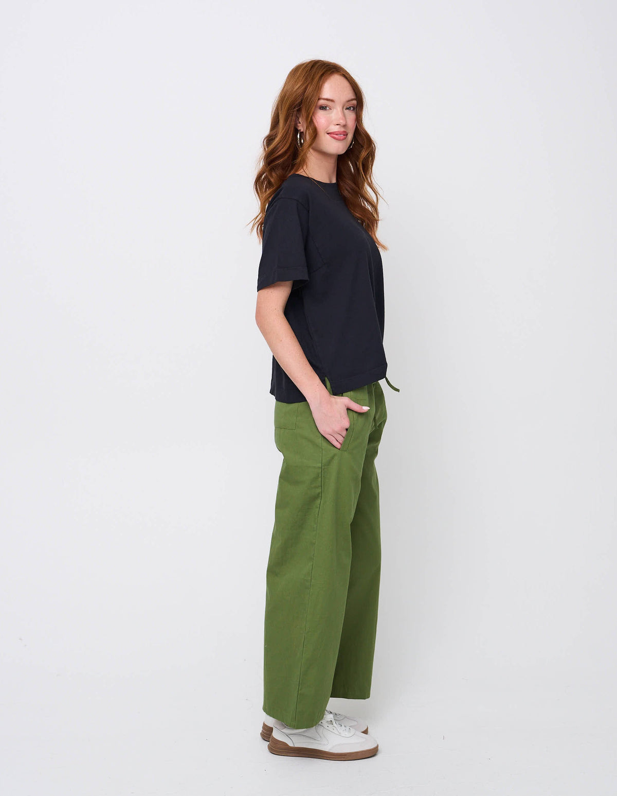 Shore Pant (Olive Twill)