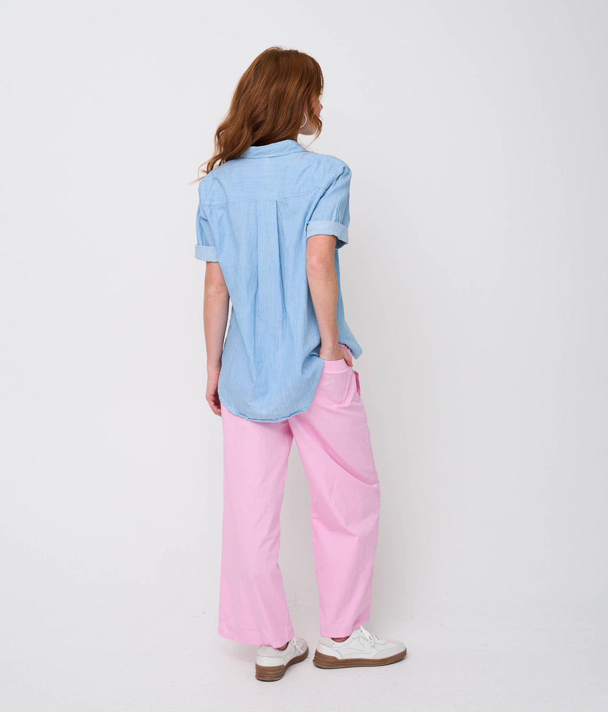 Shore Pant (Tickled Pink Twill)