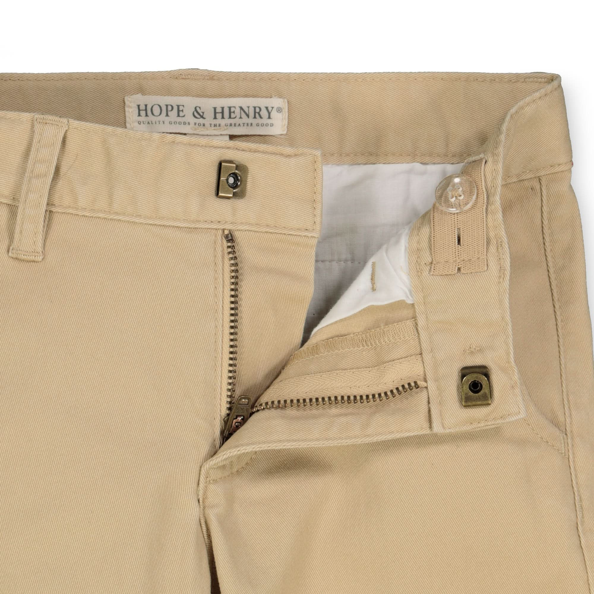 Stretch Twill Chino (Khaki)