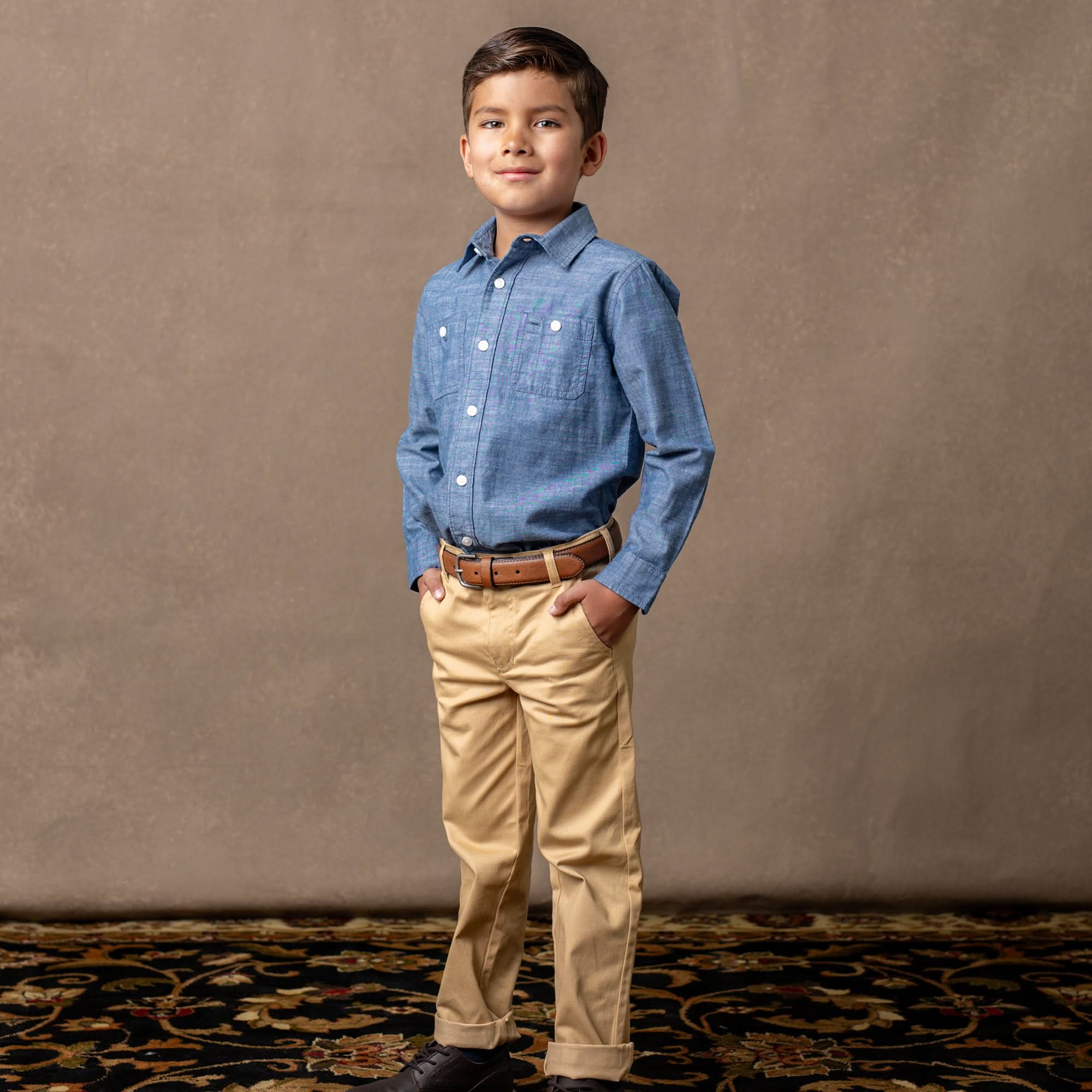 Stretch Twill Chino (Khaki)