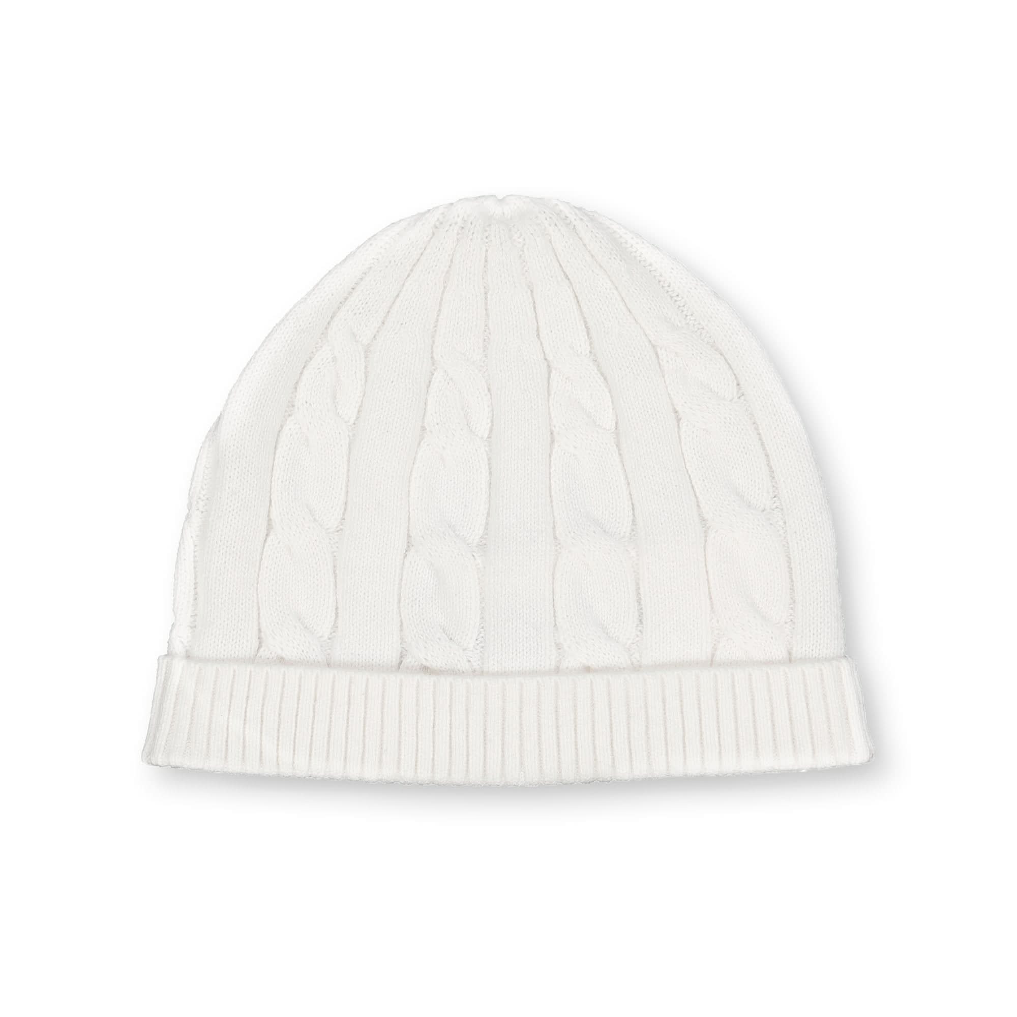 Sweater Beanie and Bootie Set (Soft White)