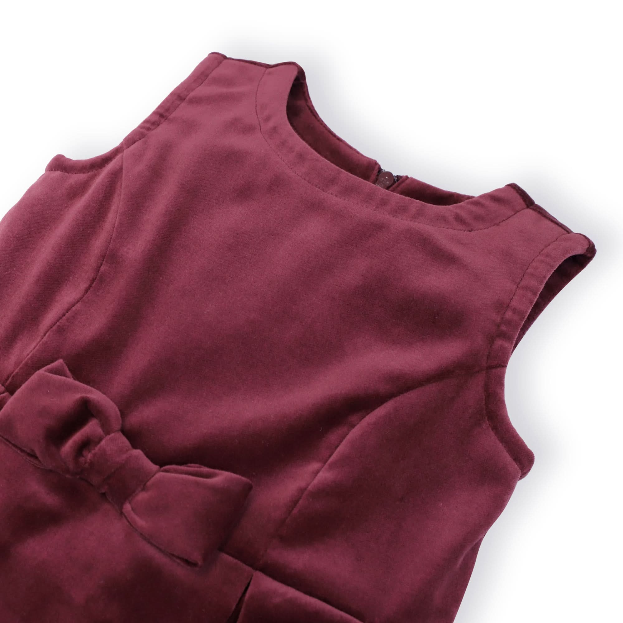 Bow Front Jumper (Wine 3M-24M)
