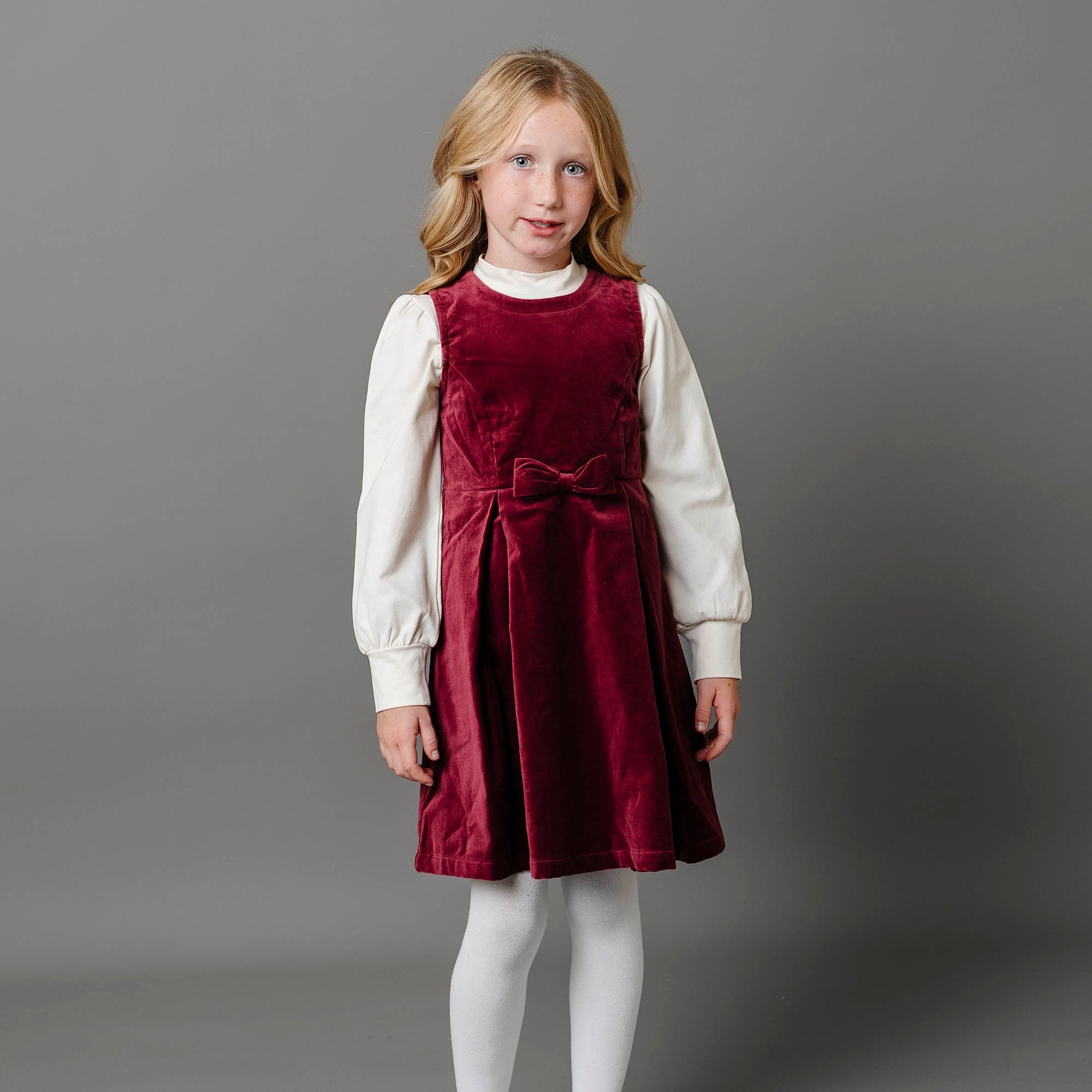 Bow Front Jumper (Wine 2T-12)