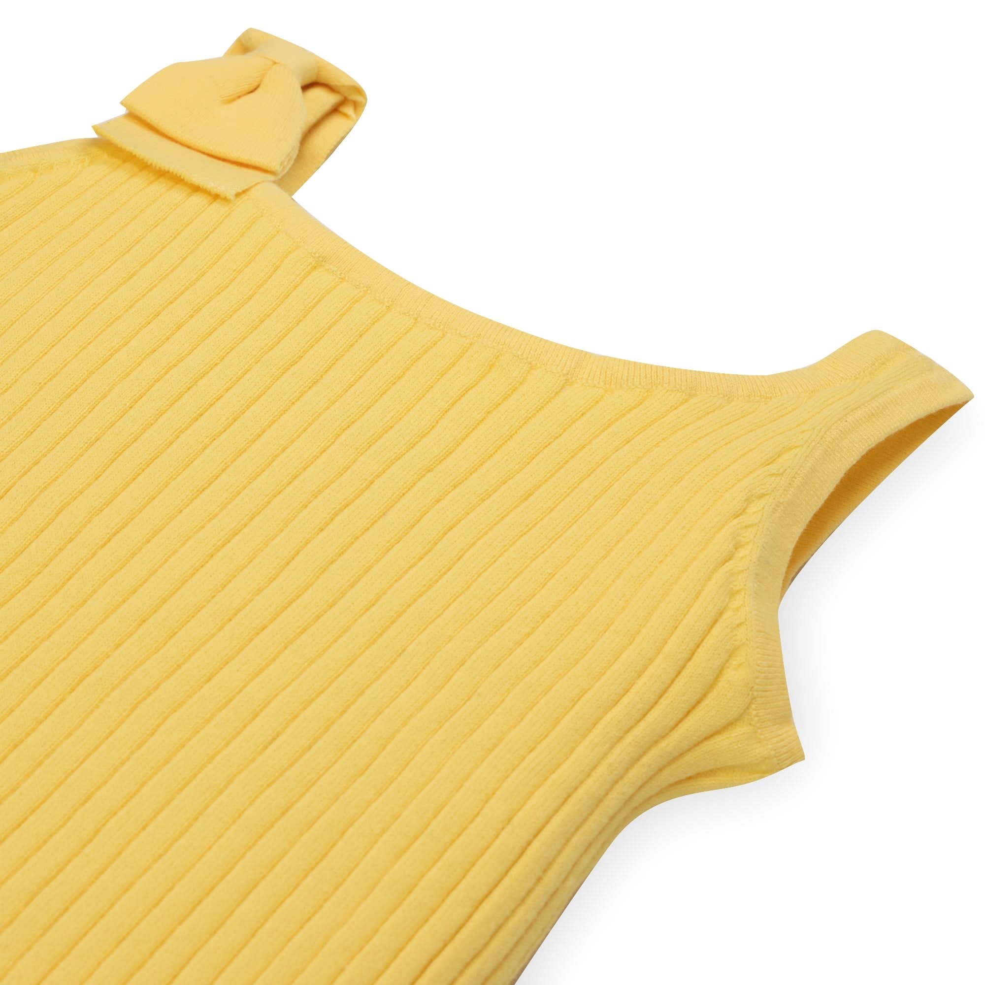 Bow Sweater Tank (Yellow)