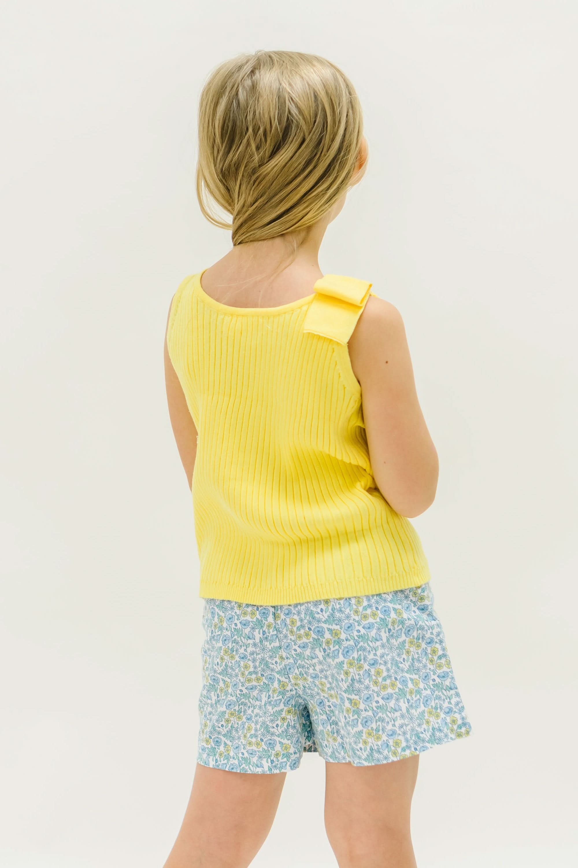 Bow Sweater Tank (Yellow)