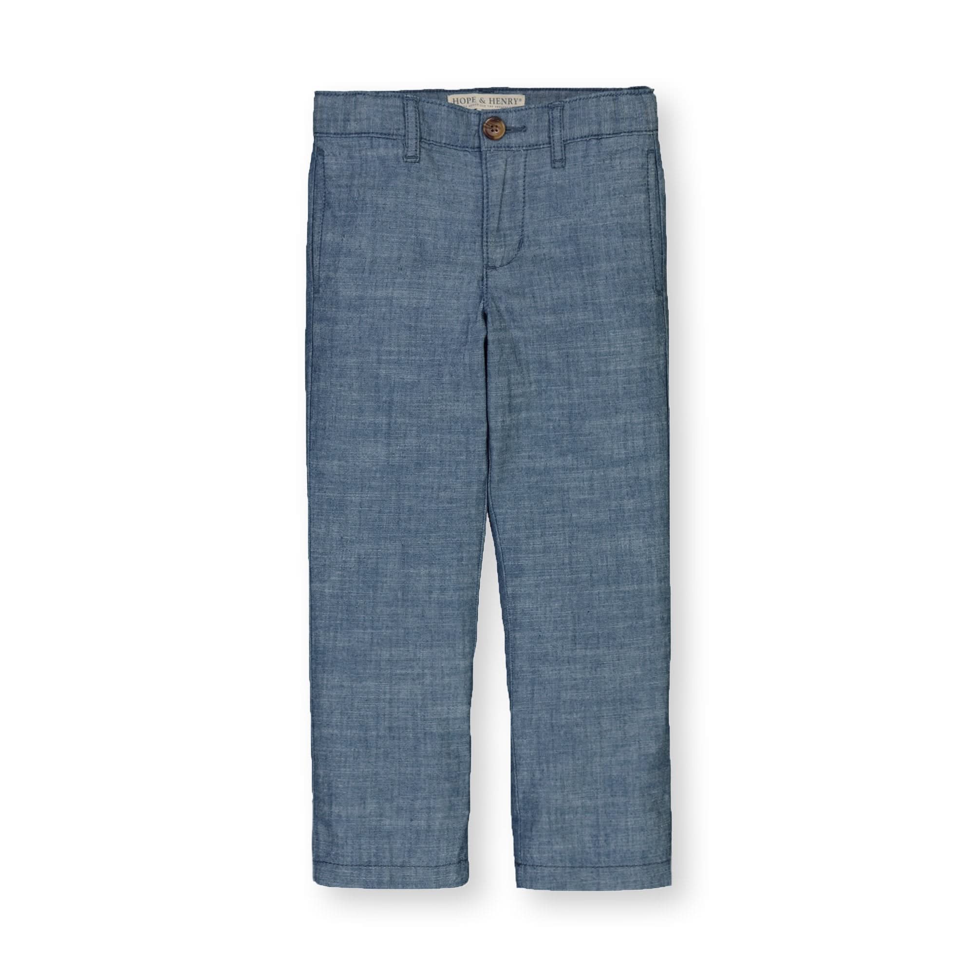 Chambray Suit Pant (Blue 3M-24M)