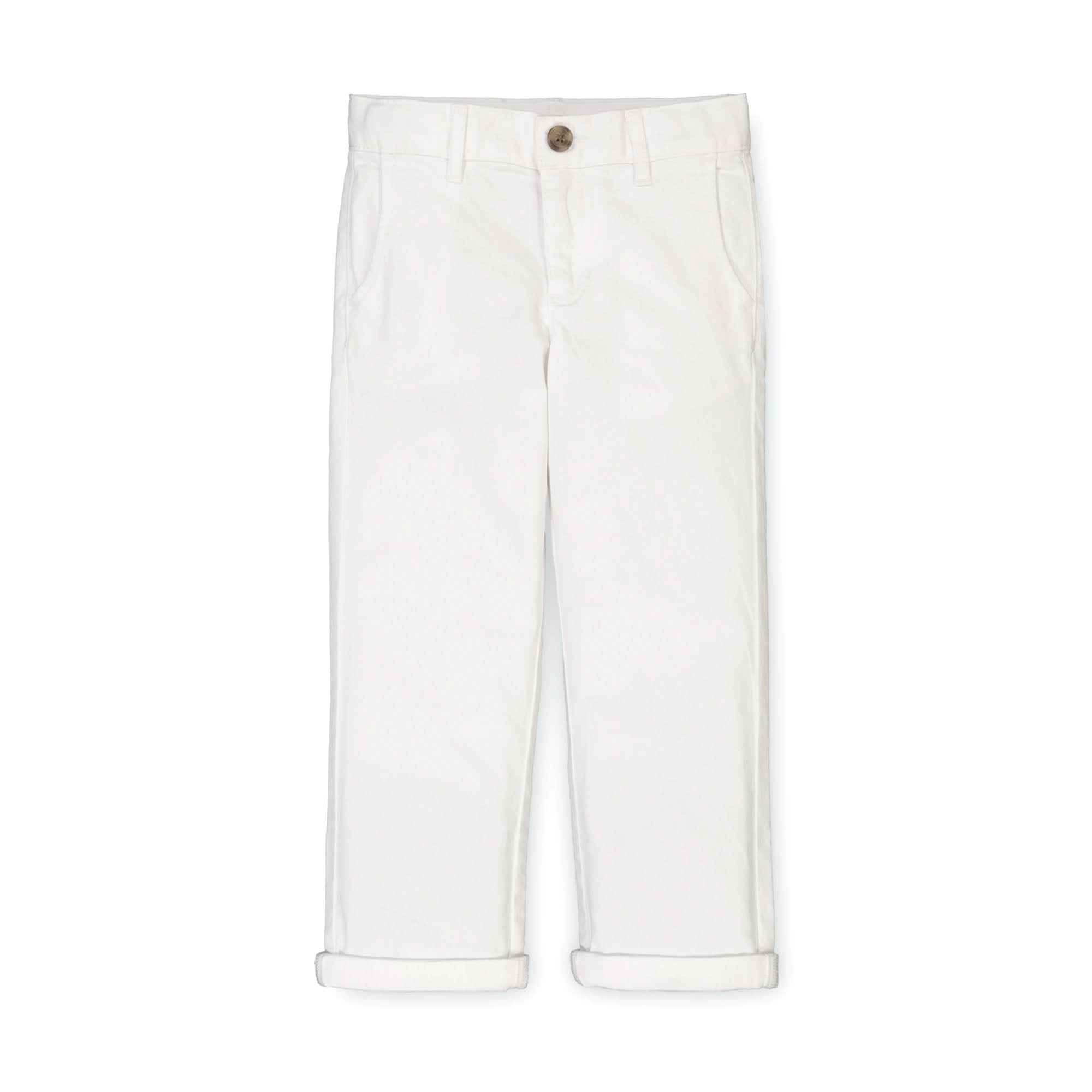 Stretch Twill Chino (White)