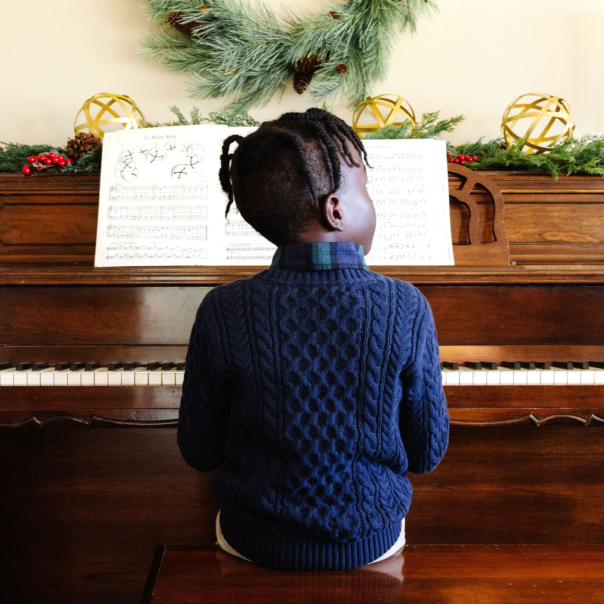 Fisherman Sweater (Navy)