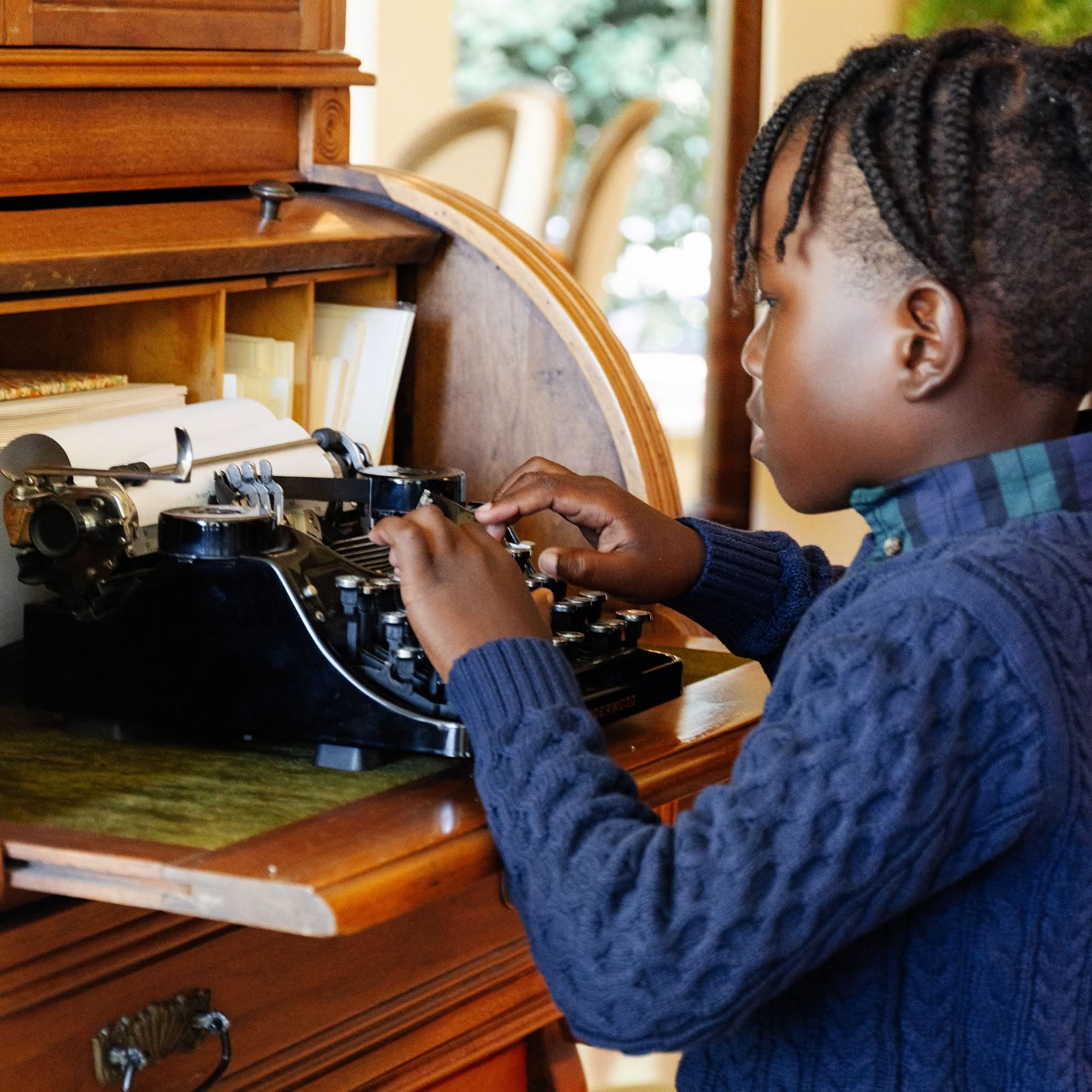 Fisherman Sweater (Navy)
