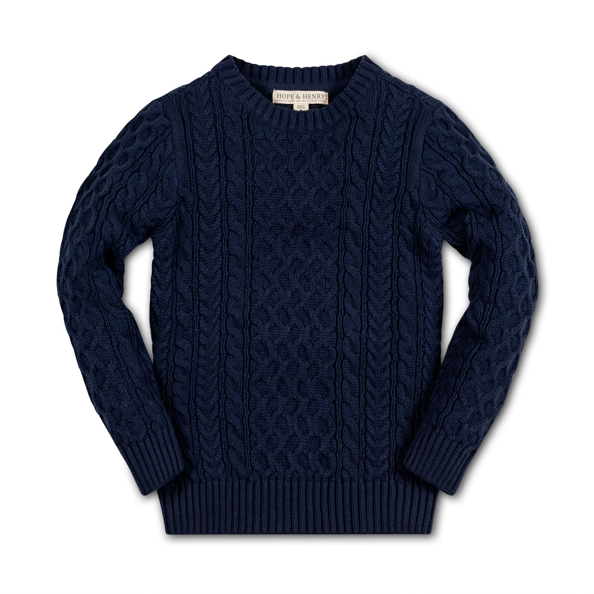 Fisherman Sweater (Navy)