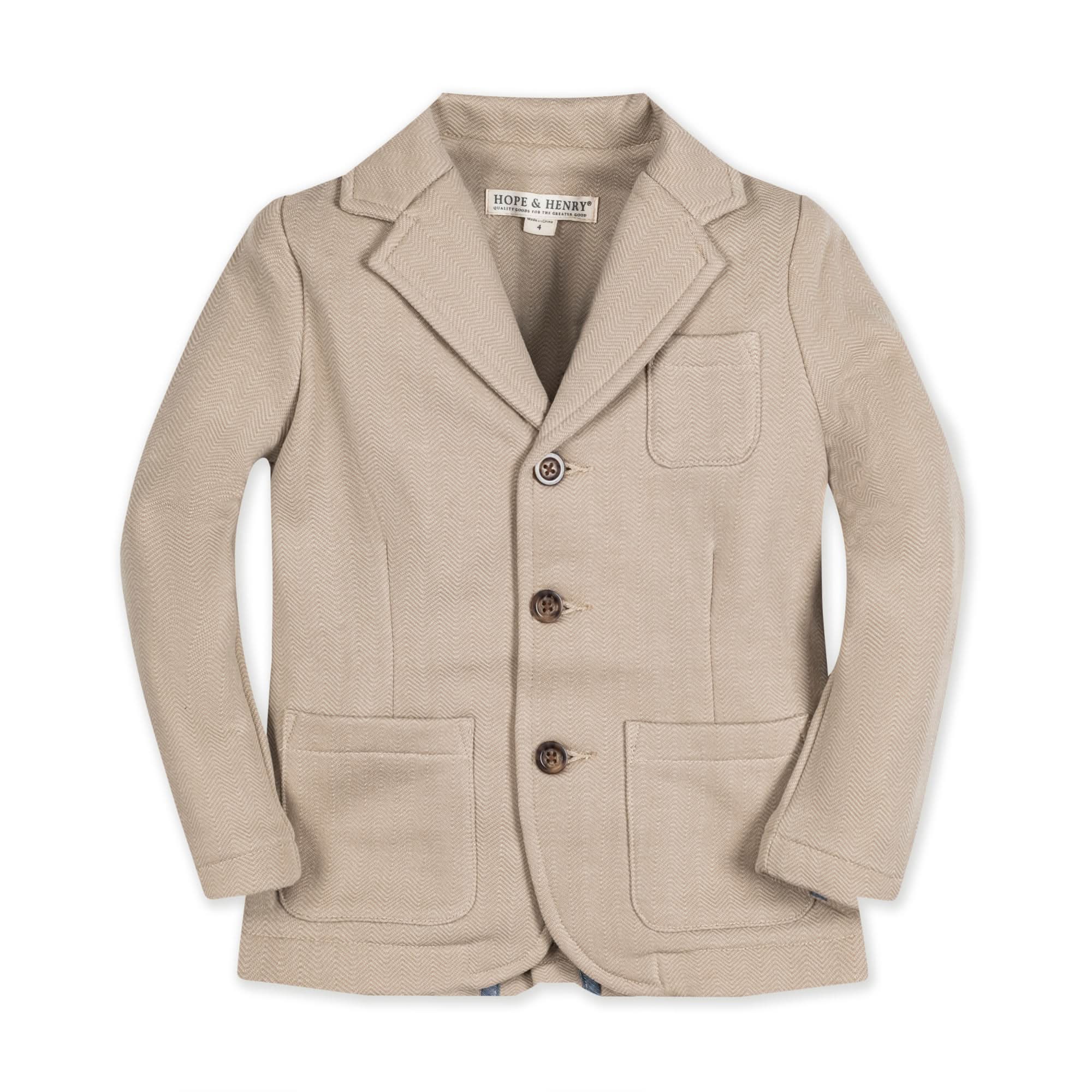 Fleece Blazer (Taupe)