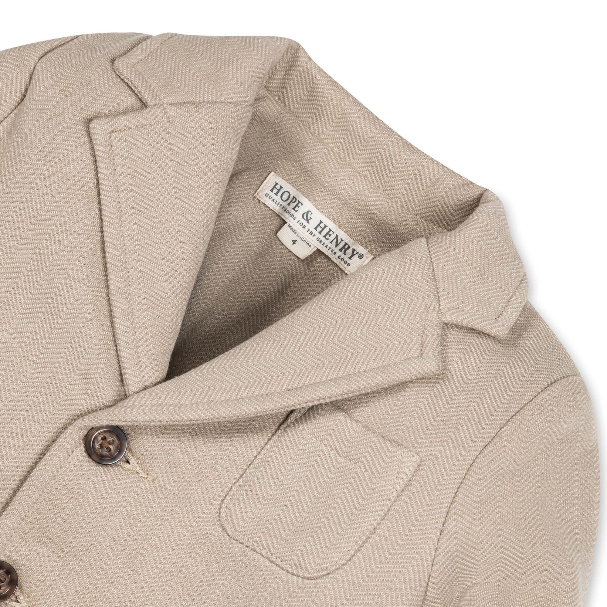 Fleece Blazer (Taupe)