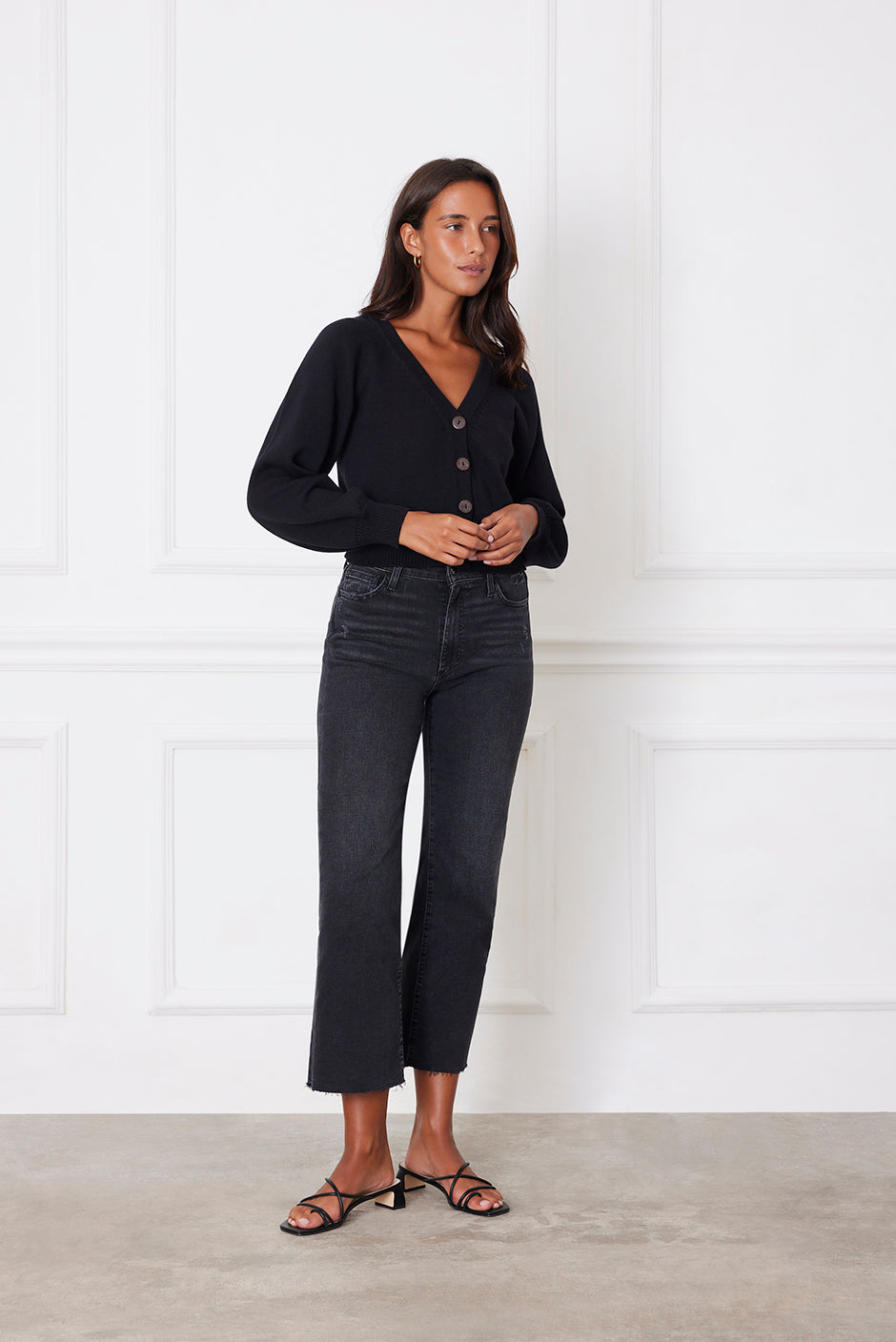 Greta Cardigan (Black)