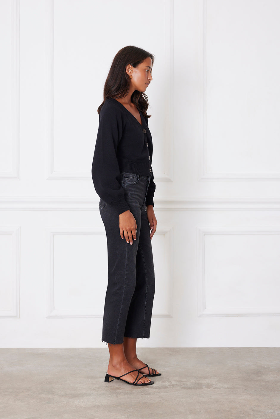 Greta Cardigan (Black)