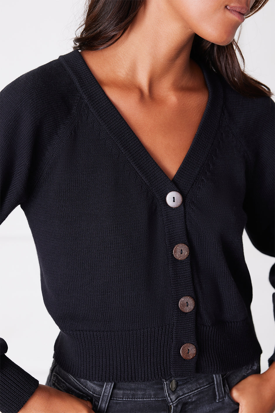 Greta Cardigan (Black)
