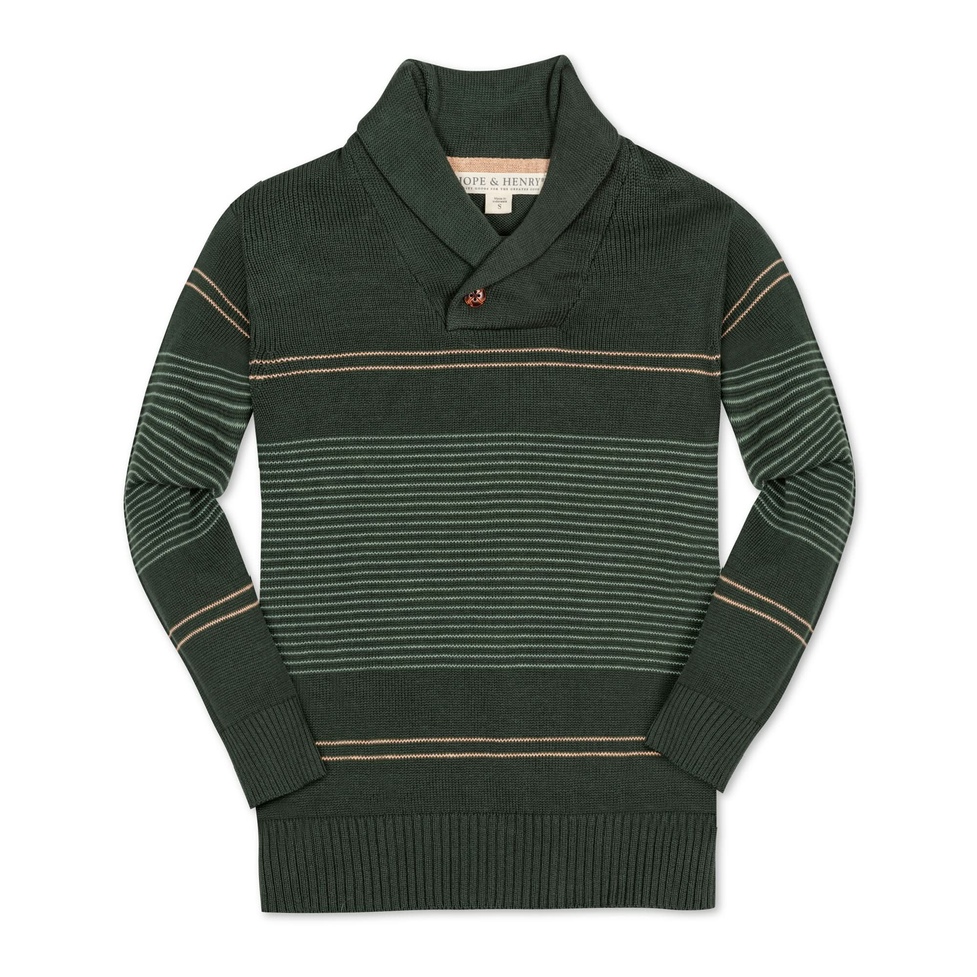 Shawl Collar Sweater (Pine & Sage XXS-XL)