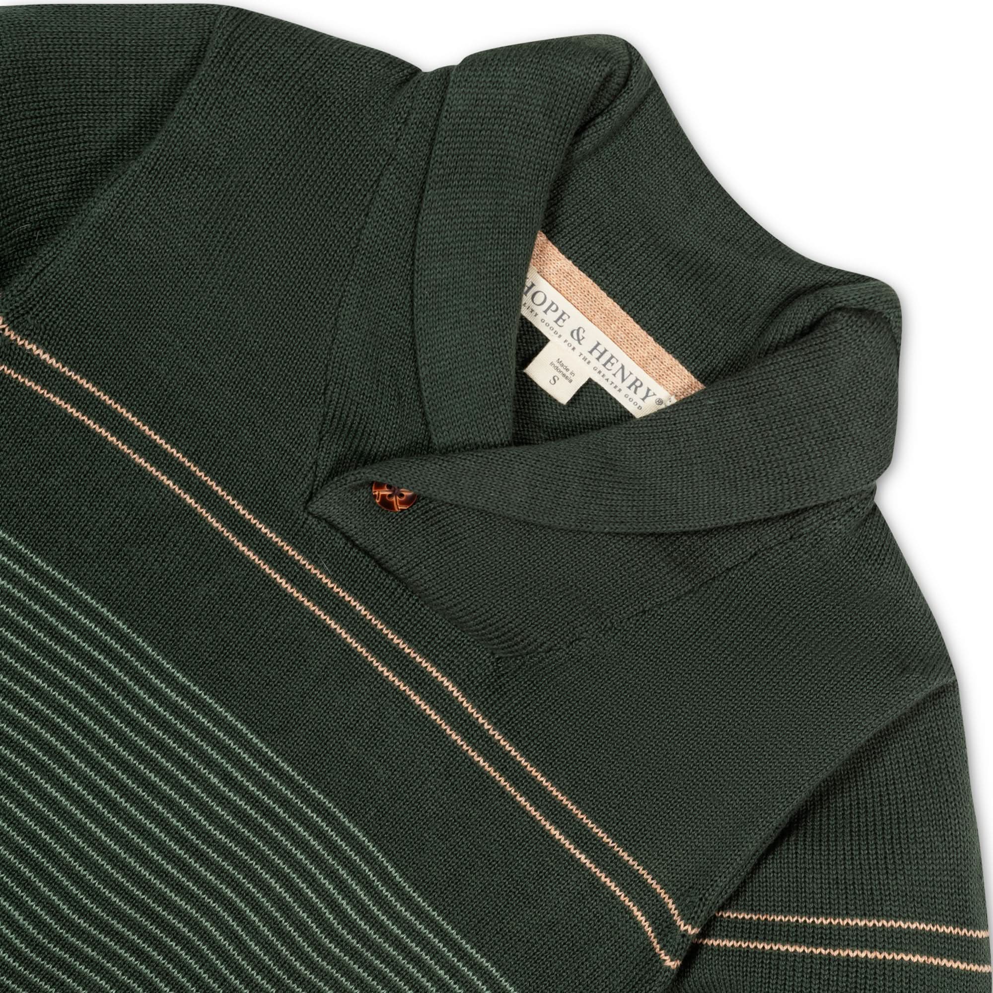 Shawl Collar Sweater (Pine & Sage XXS-XL)