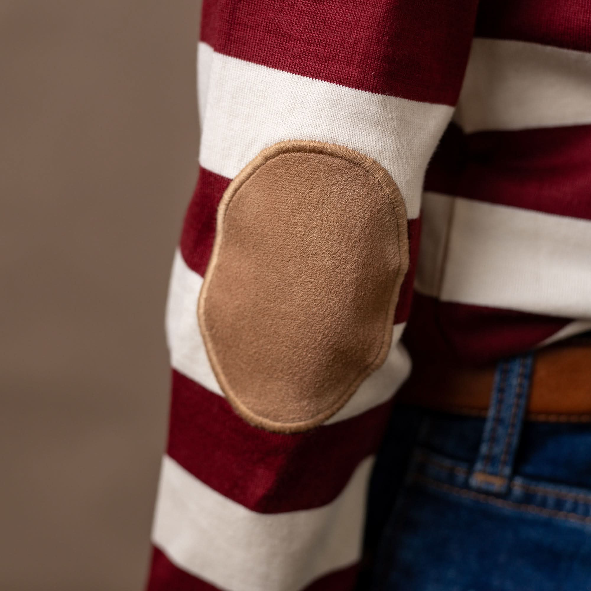 Rugby Shirt (Oxblood & Ivory)