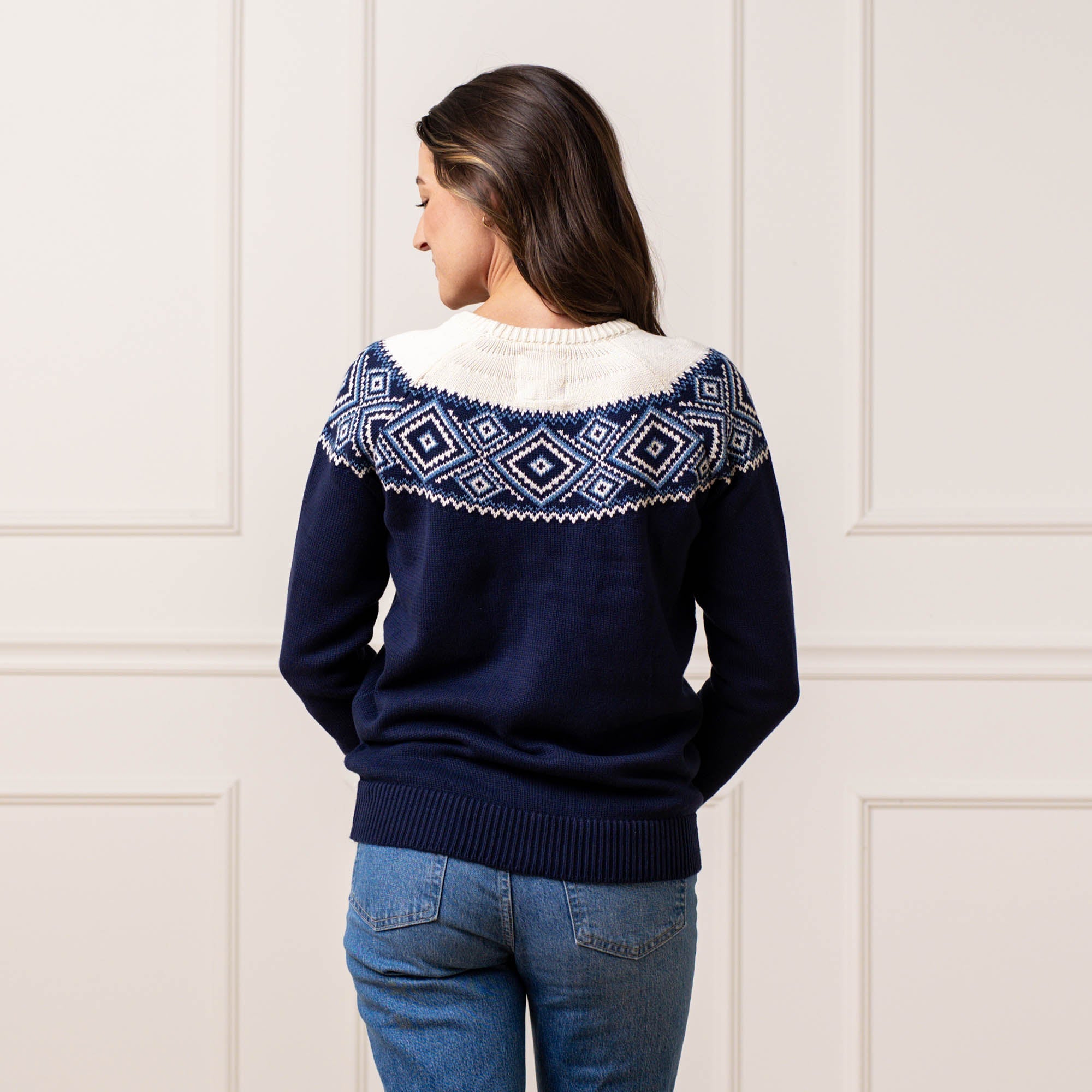 Fair Isle Raglan Sweater (Ski Lodge)
