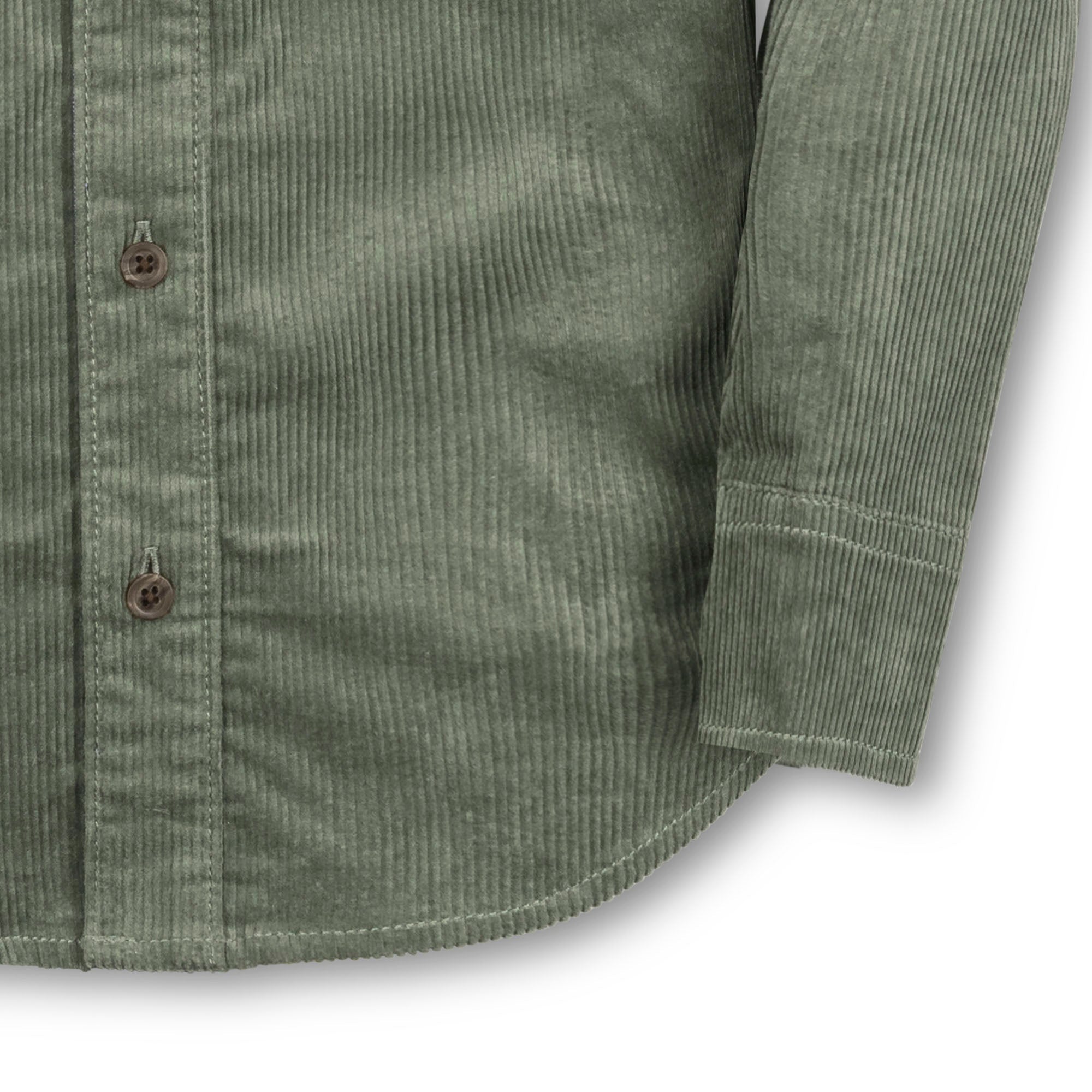 Corduroy Flap Pocket Shirt (Sage)