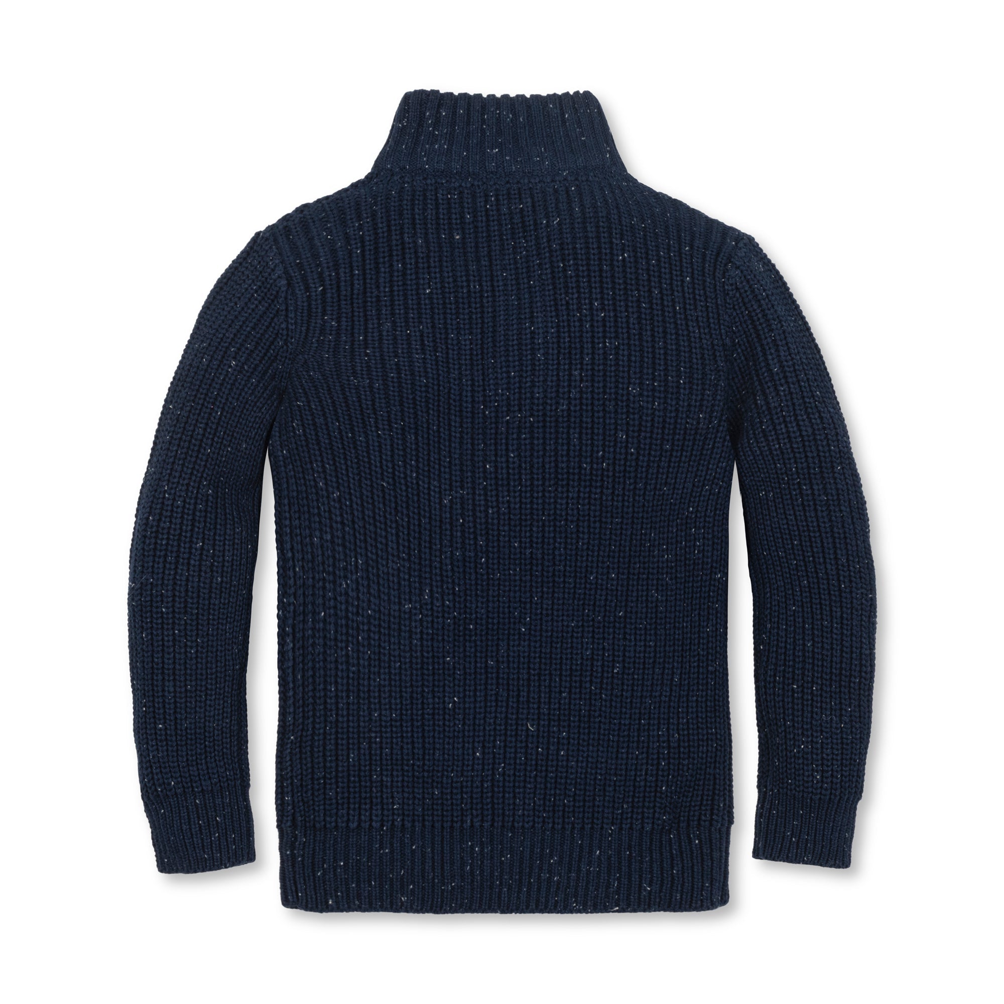 Mock Neck Sweater (Navy)