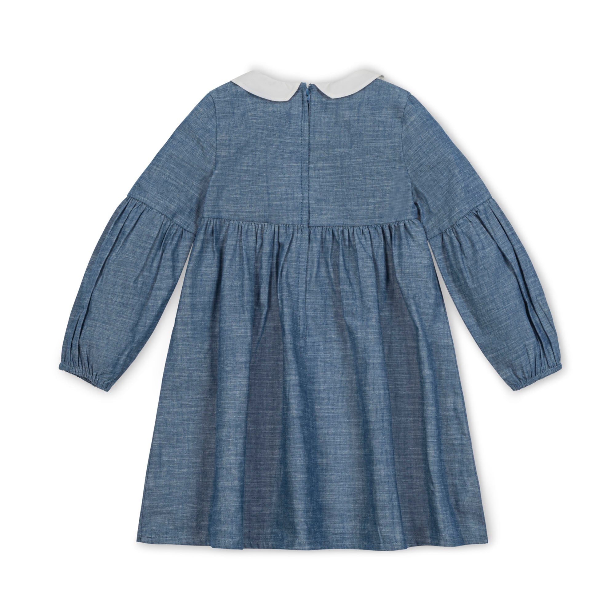 Chambray Empire Dress (Blue 3M-24M)