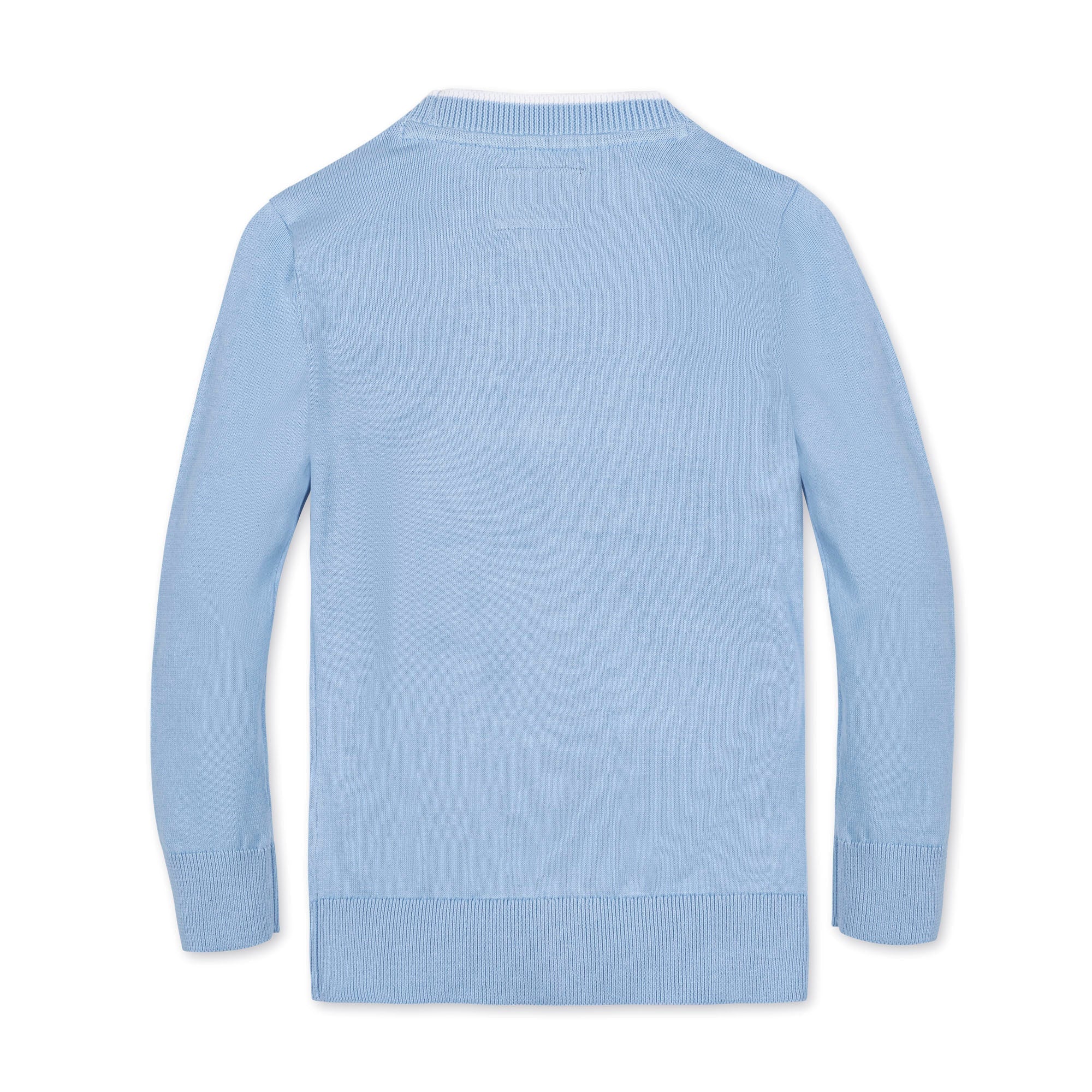 Tipped Cardigan (Blue)