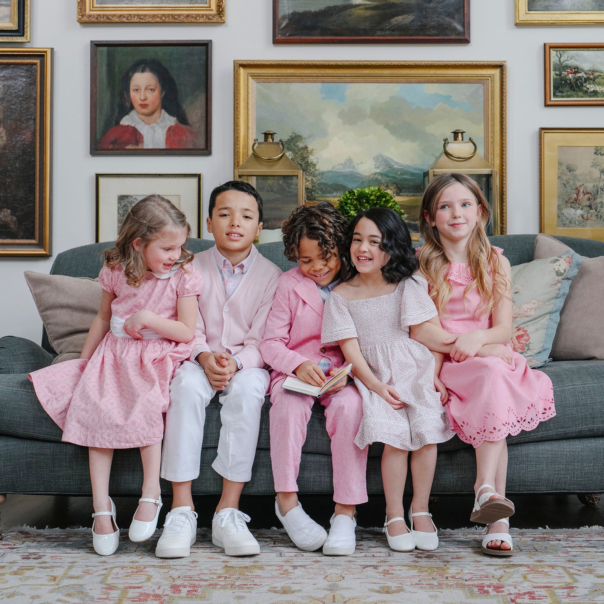 Linen Suit Jacket (Rose)