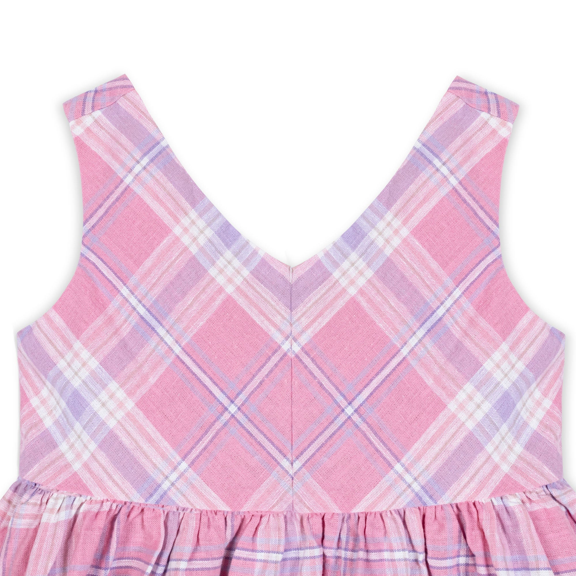 Linen Swing Dress (Tea Room Pink)